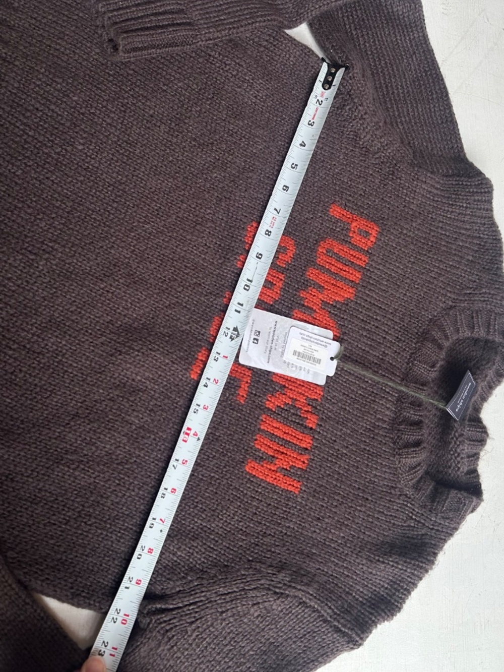NWT Wooden Ships Pumpkin Spice Mohair Wool Blend Sweater - Picture 9 of 9
